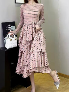 Classy & Composed In Polka Dots Dress* Preorder* ETA 2/3 Weeks