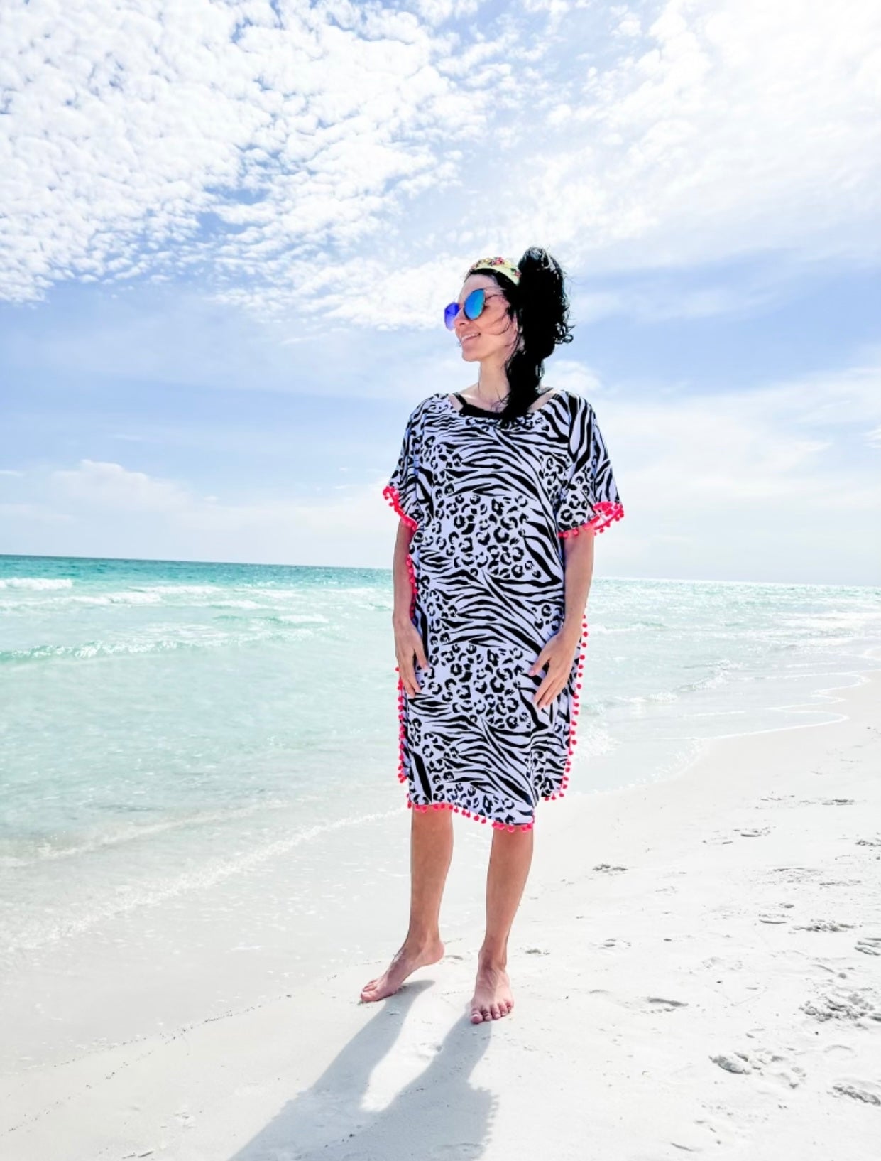 beach dress with pom poms Pom Pom Dress in Palm Beach