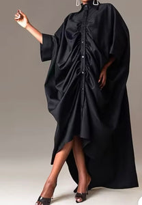 Black Couture Shirt Dress** Preorder * ETA 2/3 Weeks