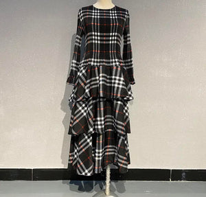 Black Color - Plaid to Meet You Dress ☆ Preorder ☆ ETA 2/3 Weeks