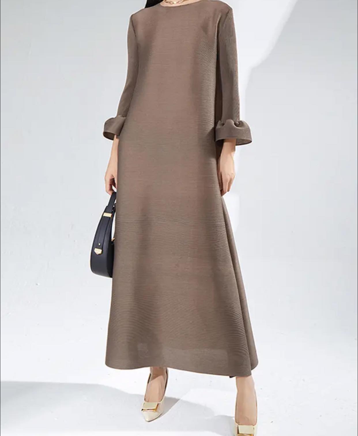 Brown Color - Effortless Grace Dress ☆ Preorder ☆ ETA 2/3 Weeks