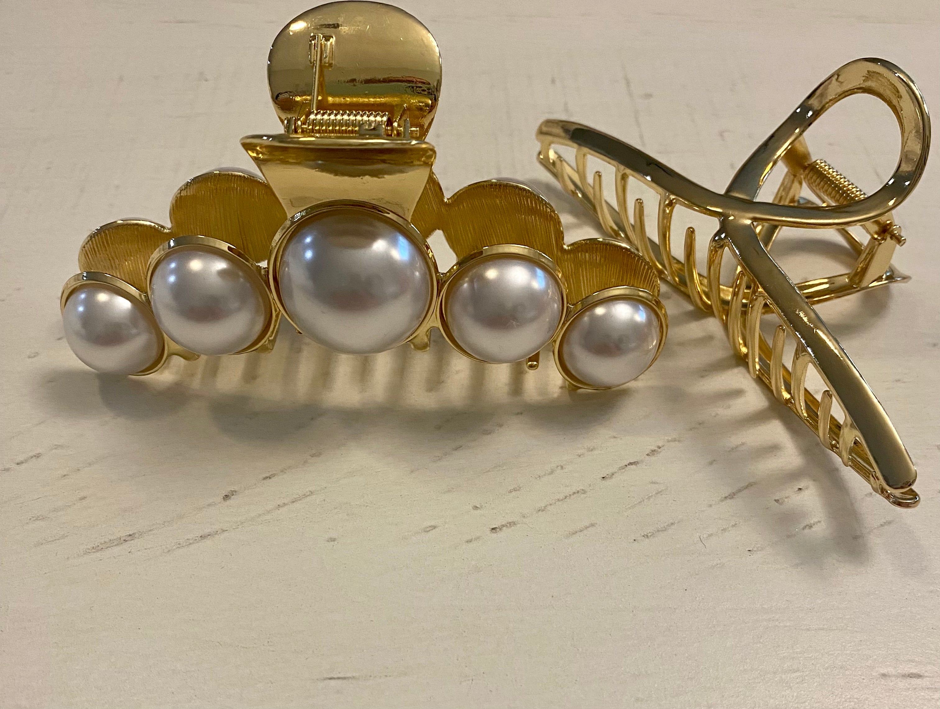 Pearl Hair Clip Set