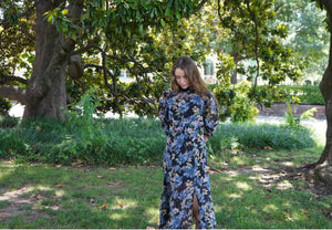 Soft Petal Midi Overlay Dress