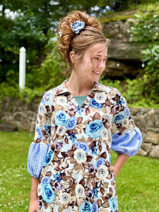 Blue Petals Poise Dress * Reg & Curvy