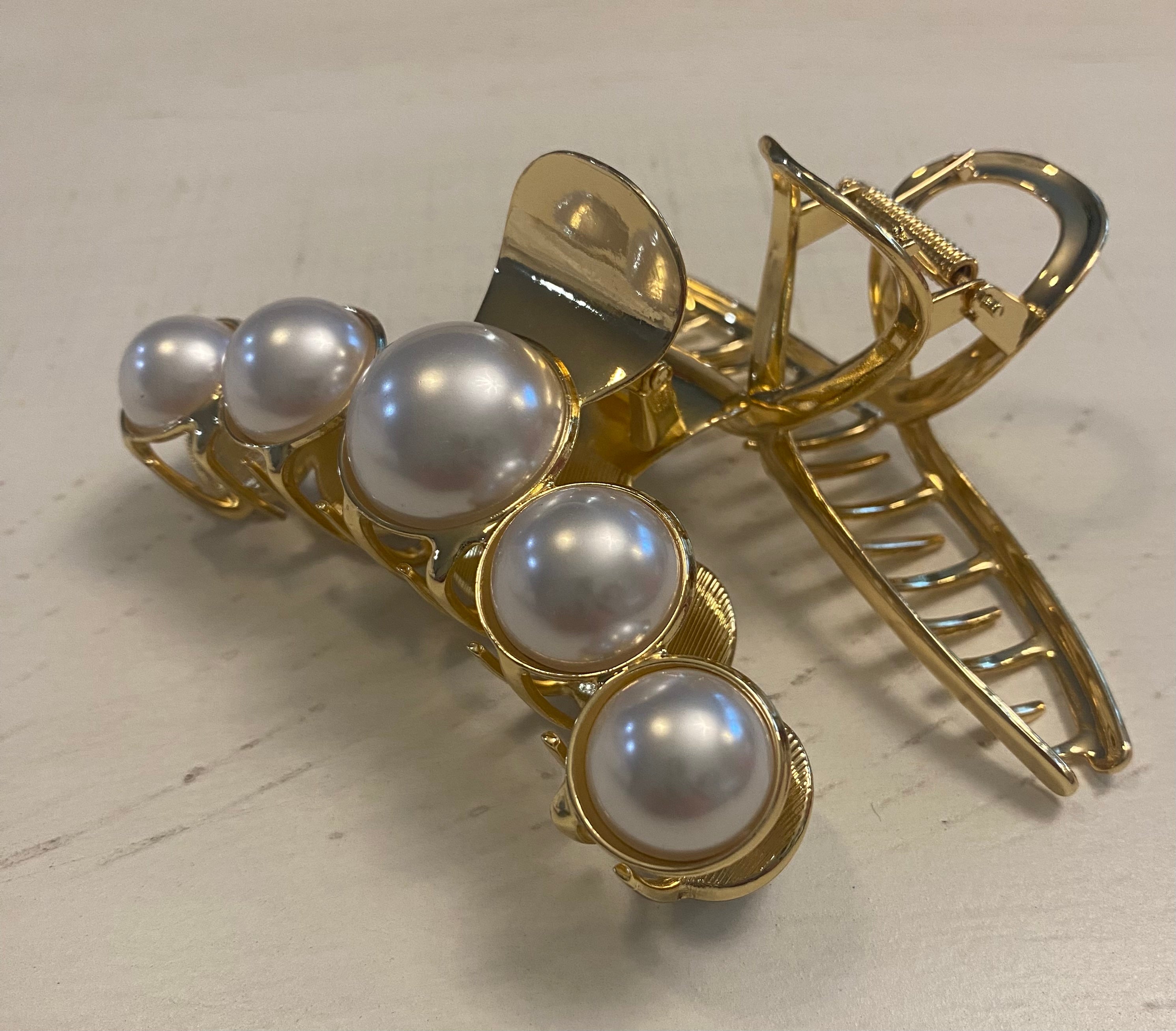 Pearl Hair Clip Set