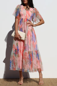 Pastel Sunset Dreams Dress in a pink mix - Ready to ship!