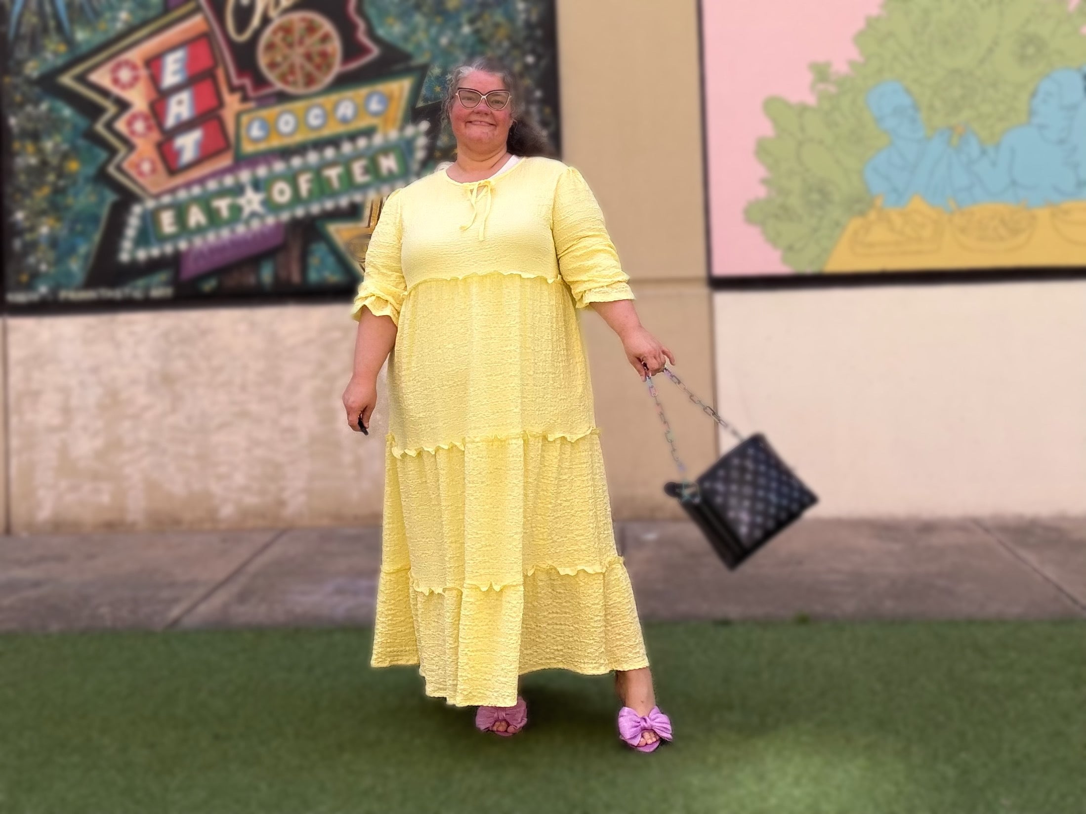Yellow Beauty Tiered Dress * S - 3X