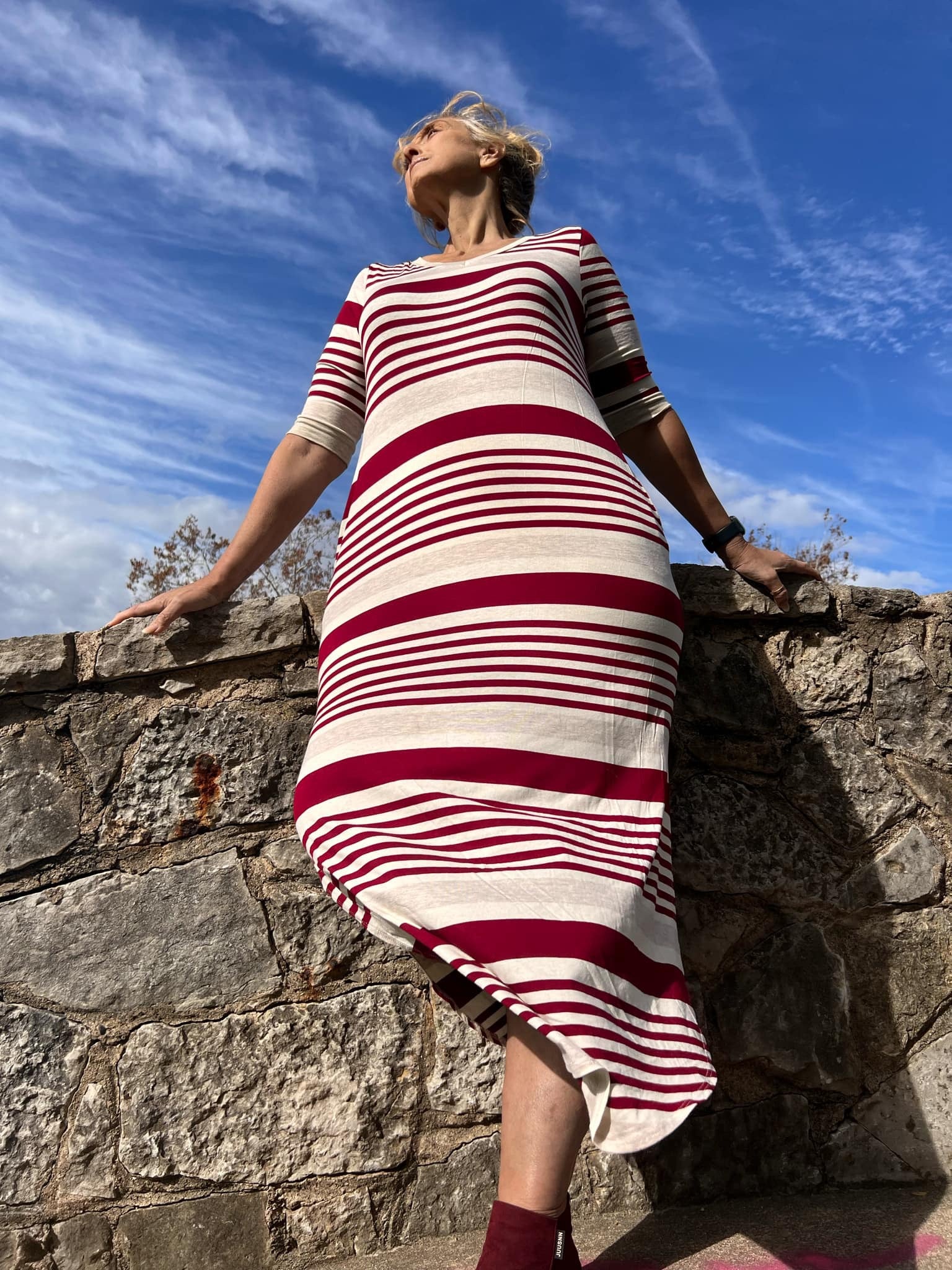 Your Comfy Dress In Stripes☆ S - L ☆Ruby & Olive