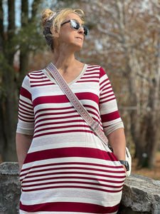 Your Comfy Dress In Stripes☆ S - L ☆Ruby & Olive