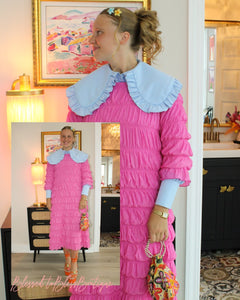 Bubble Gum Pink Tiers Dress 🎀