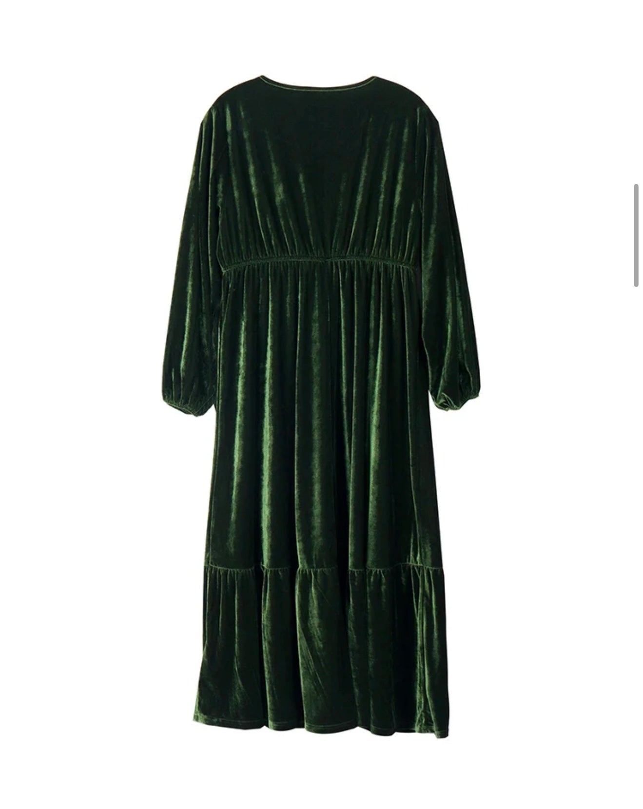 Be Merry In Velvet Dress In Green**Preorder-ETA 2/3 Weeks