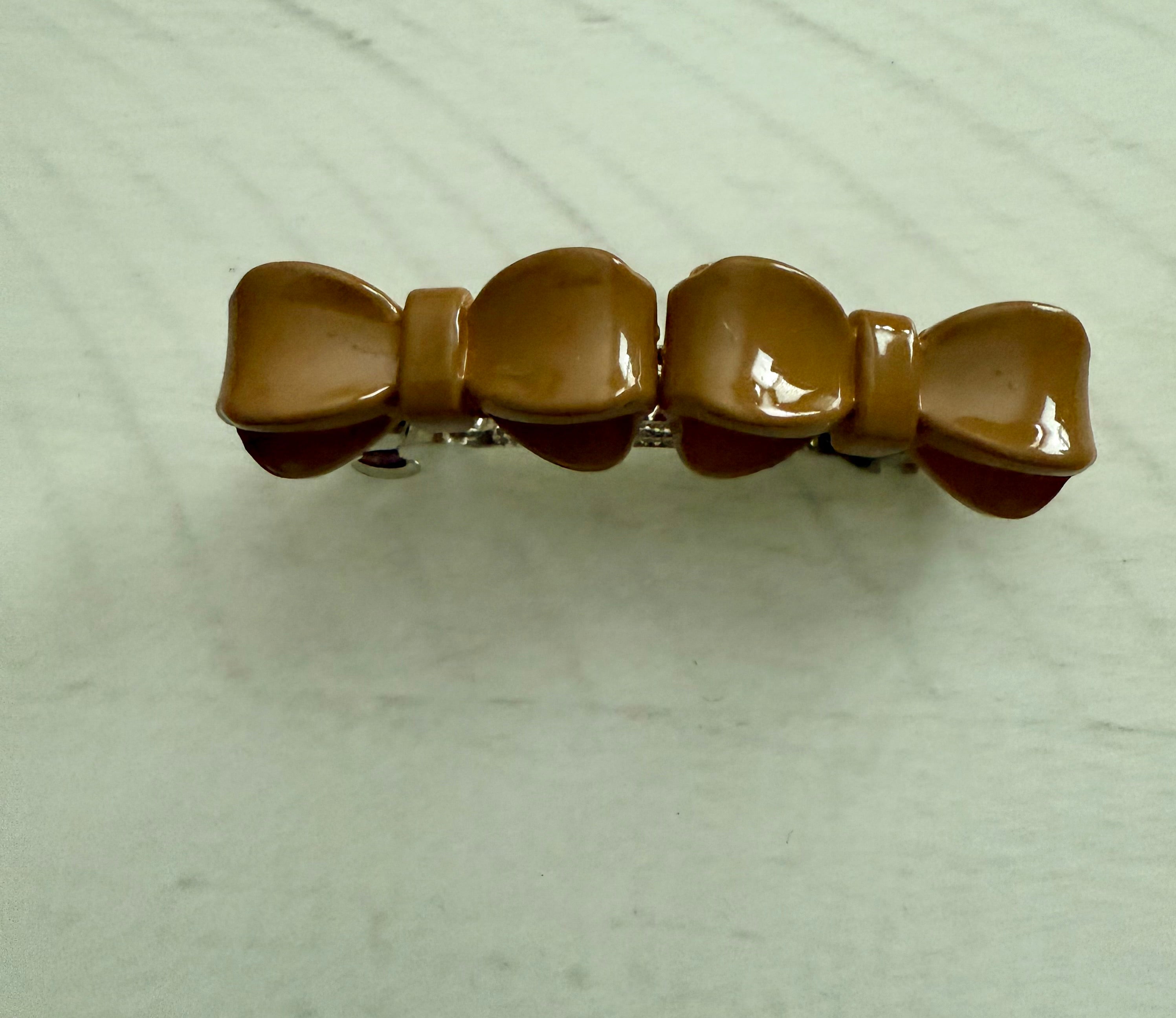 Double Bow Hair Clip