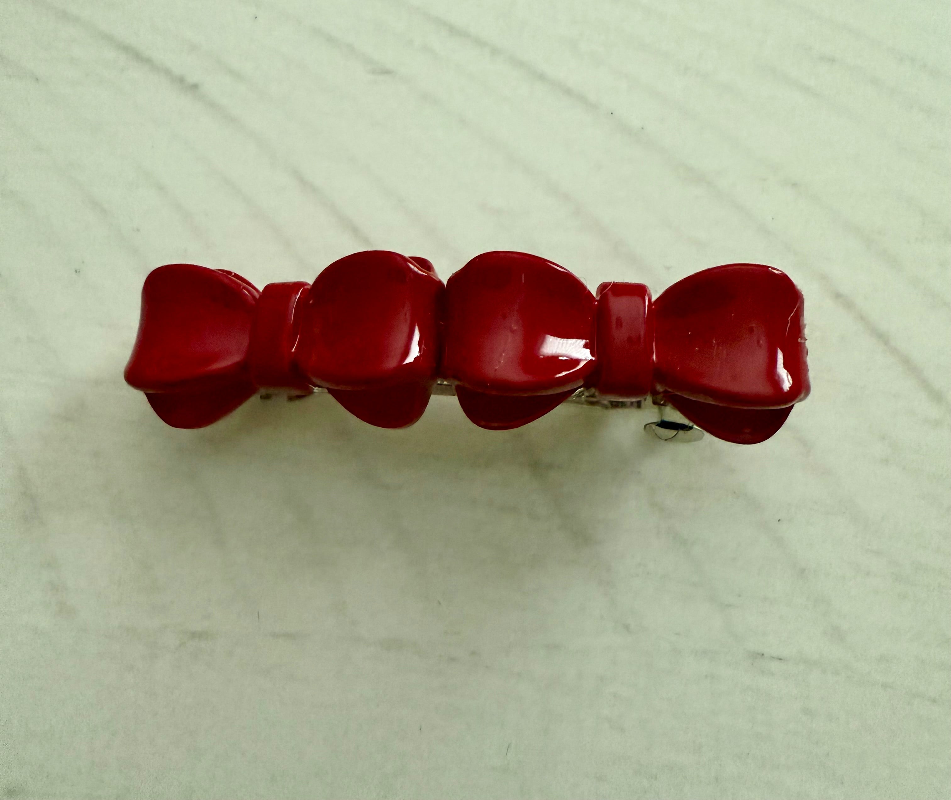 Double Bow Hair Clip