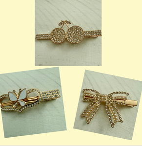 Golden Glimmer Clips