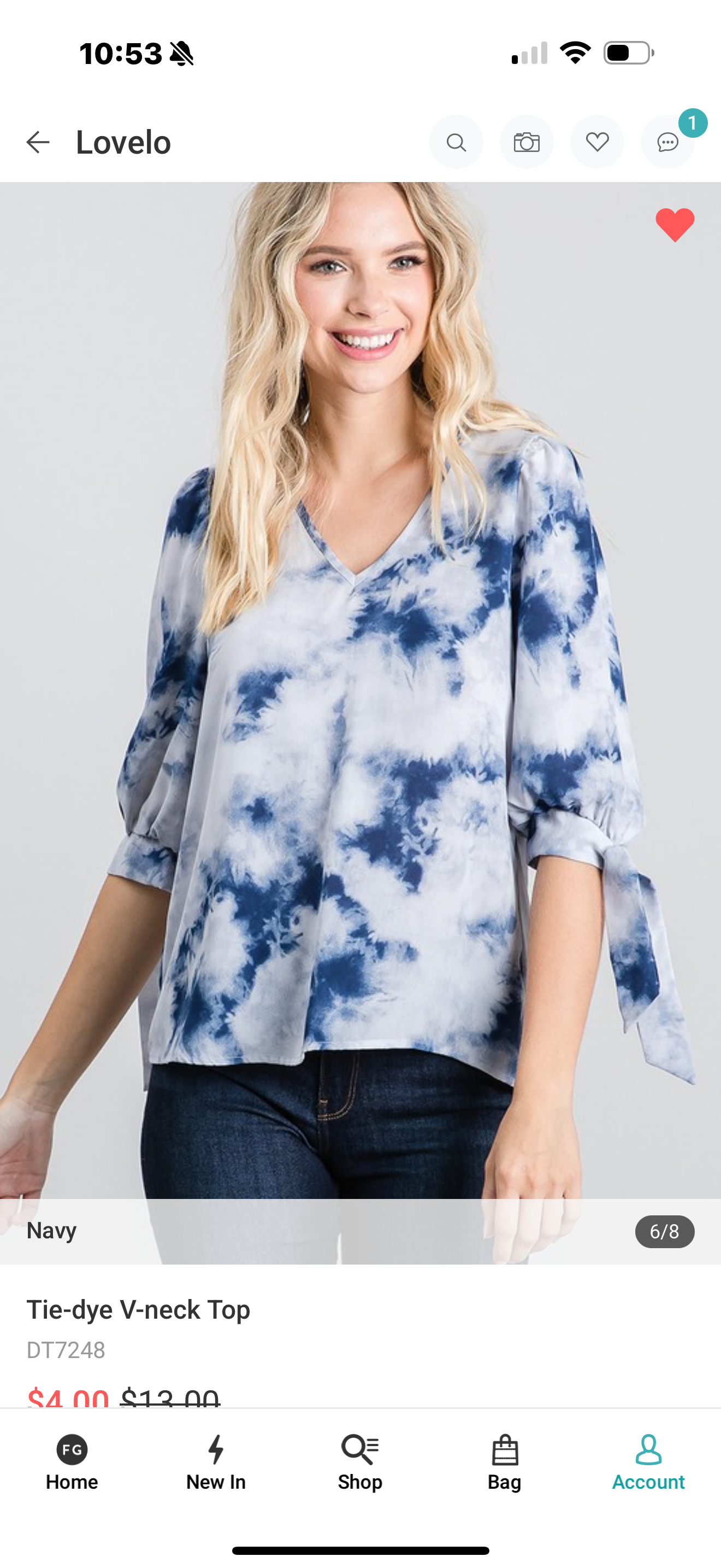 Liberty Breeze Tie-Dye Top - S - 3X