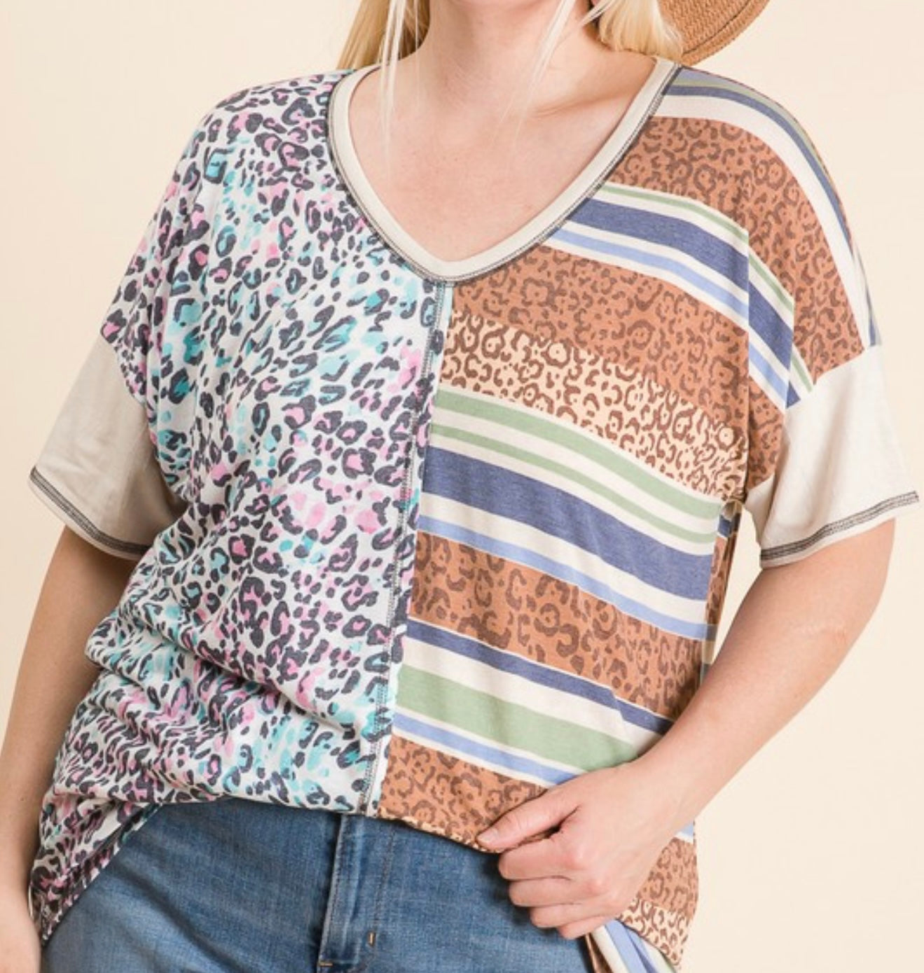 Wild Harmony Animal Print Tee