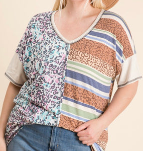 Wild Harmony Animal Print Tee