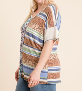 Wild Harmony Animal Print Tee