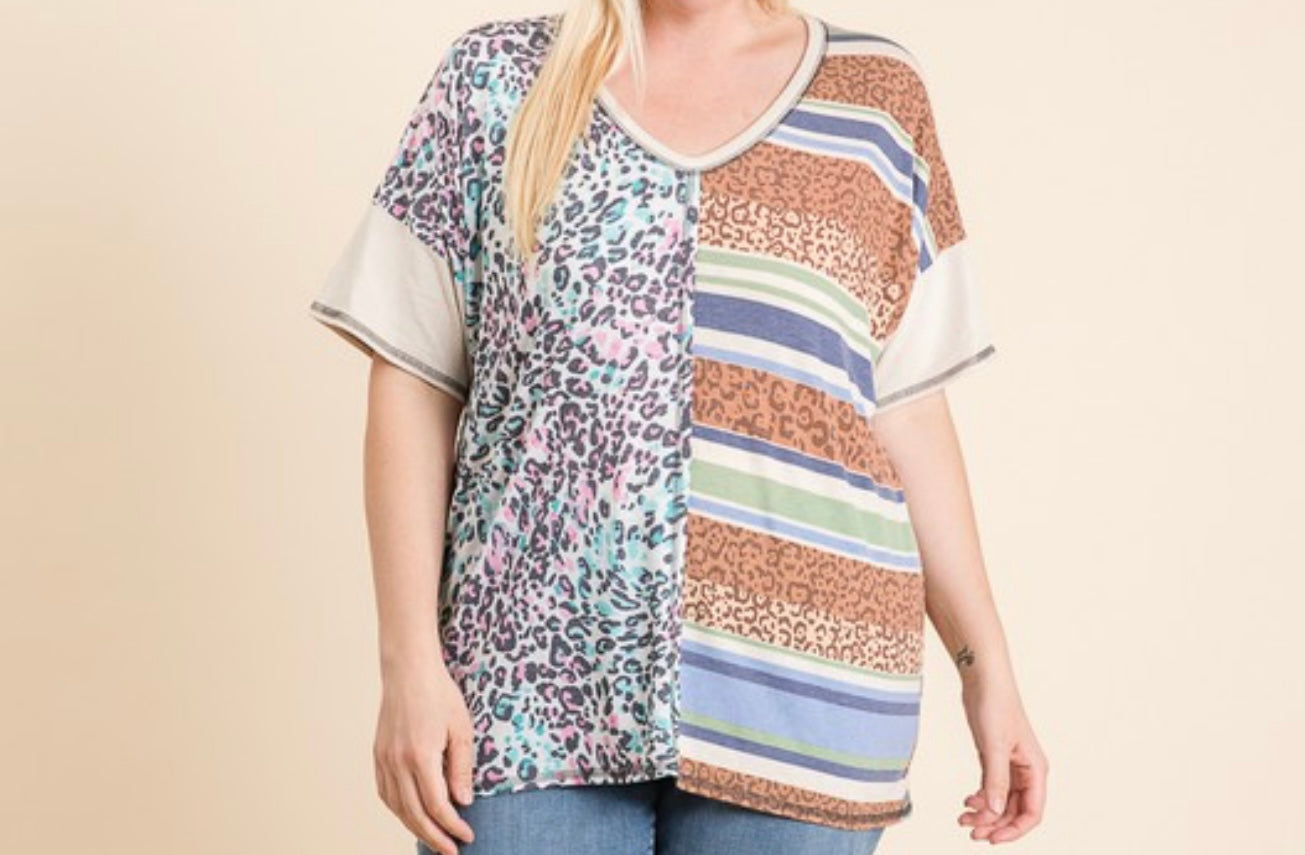 Wild Harmony Animal Print Tee
