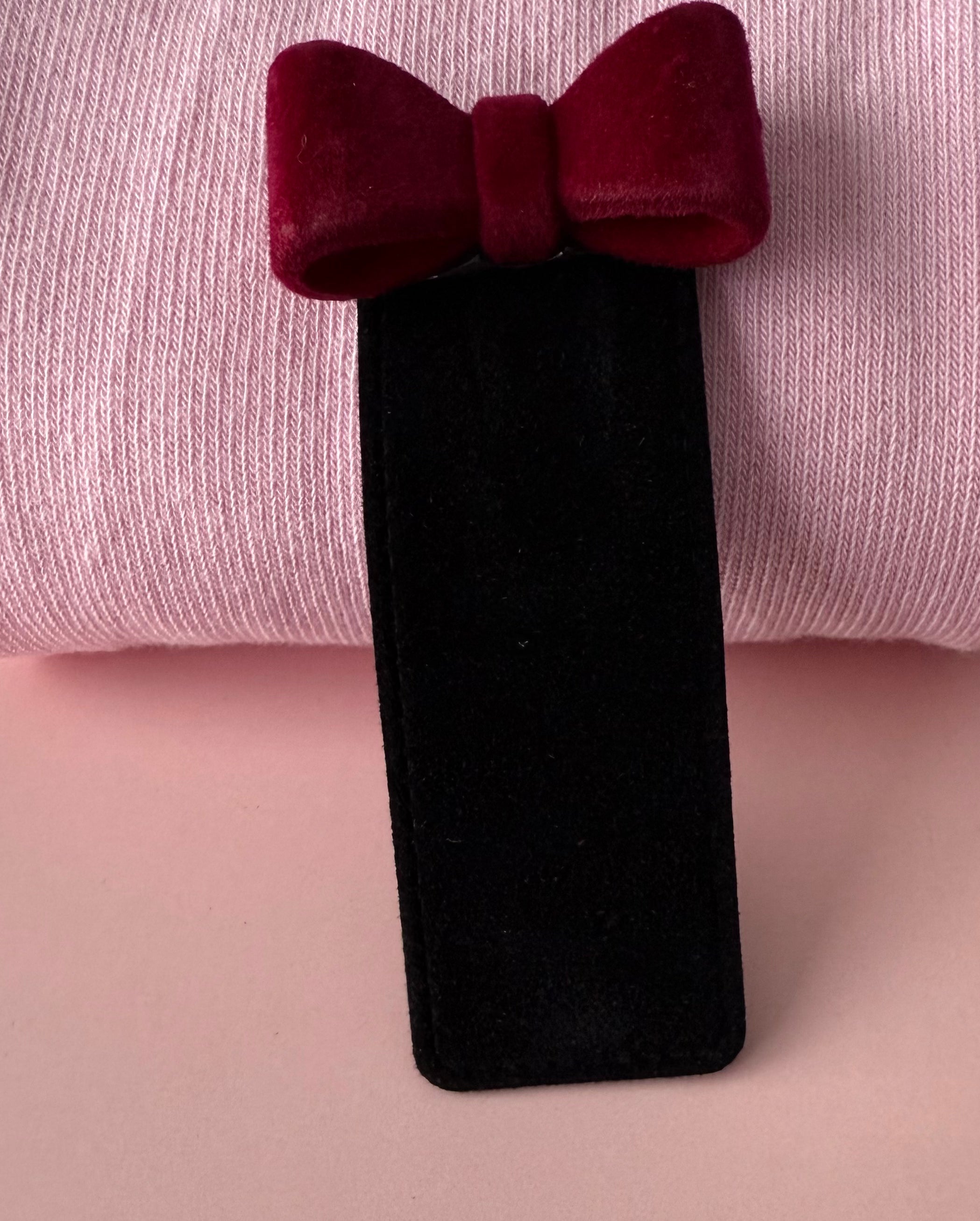 Velvet Bow Barrette