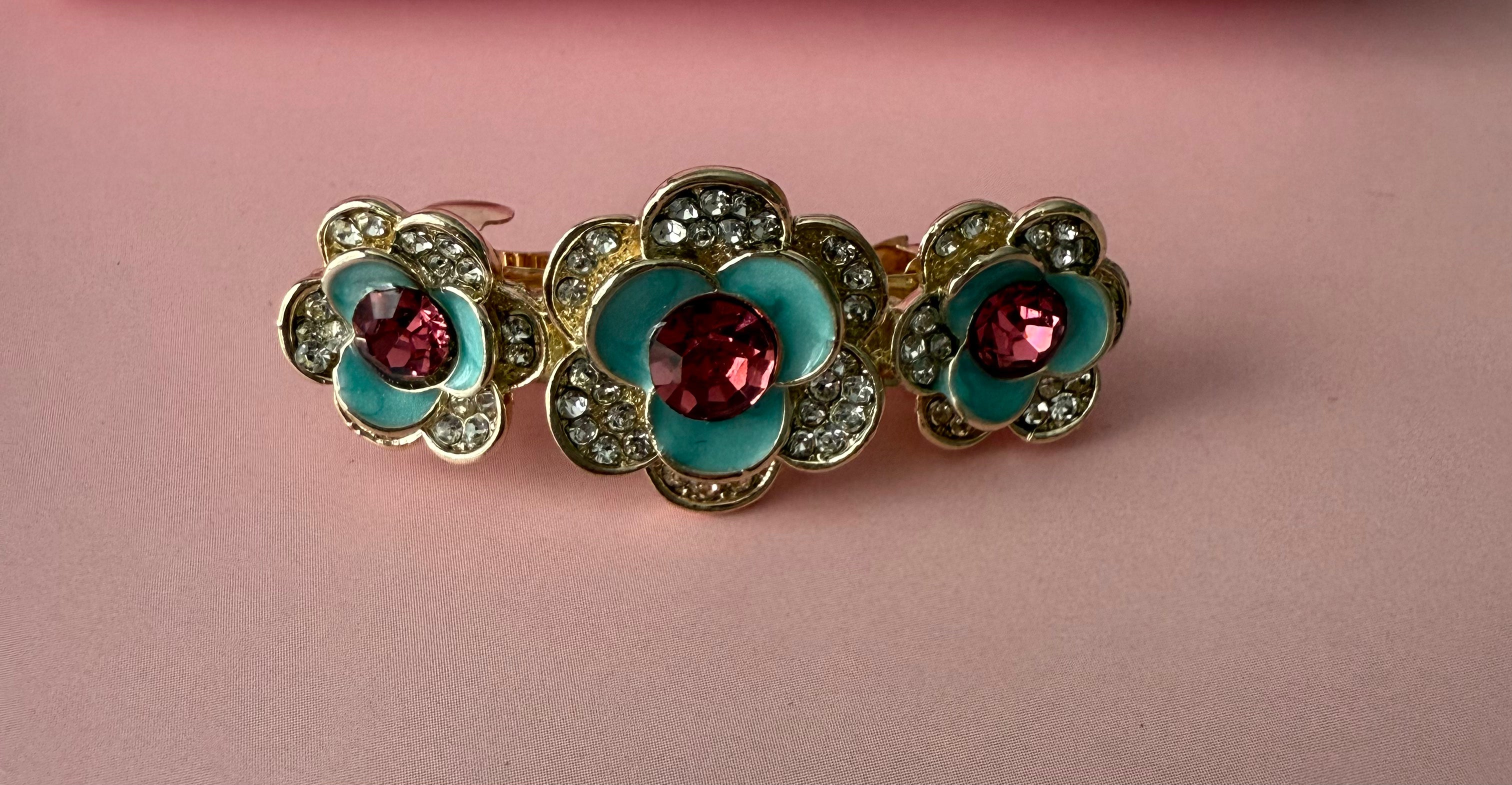 Antique Florals Barrette