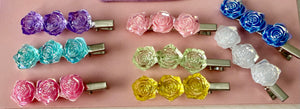 Bouquet of Roses Barrette ☆8 Colors Available☆