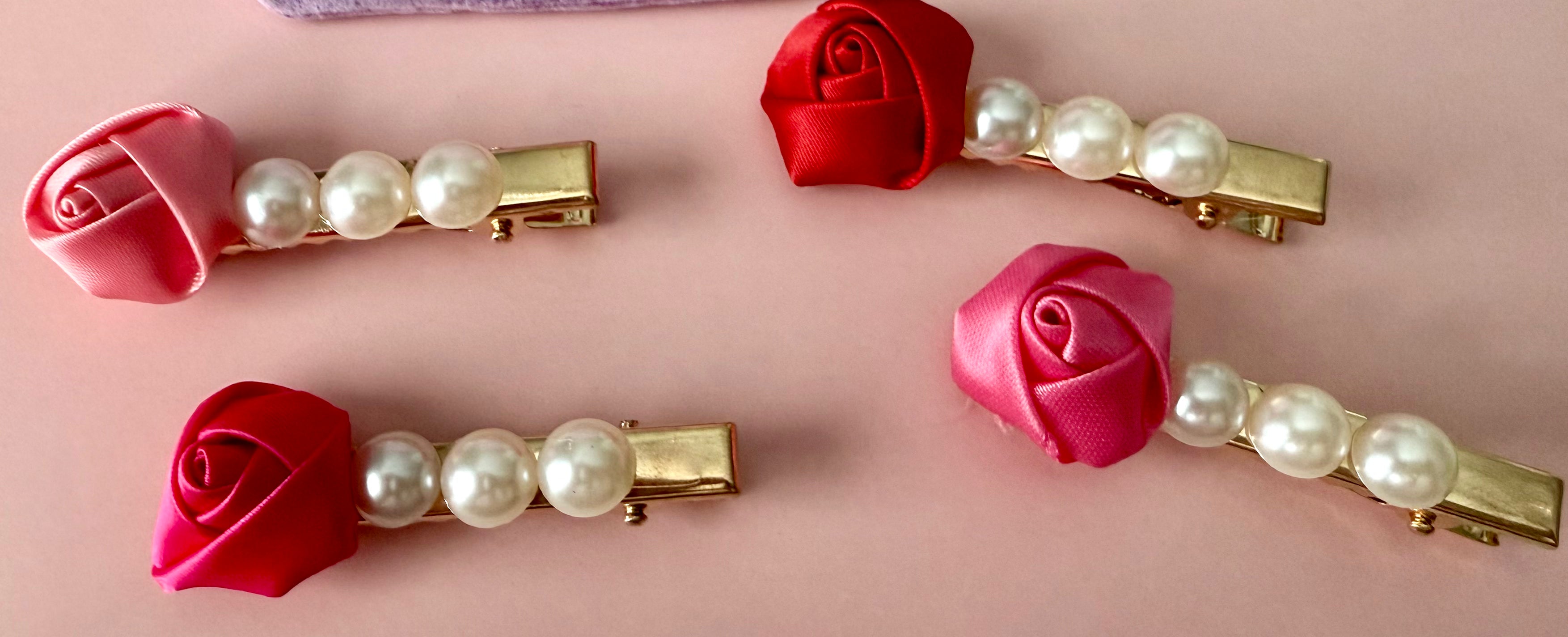 Rose for You Barrette ☆ 4 Colors Available ☆