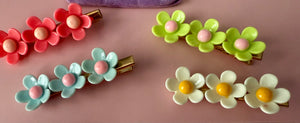 Field of Flowers Barrette ☆Available in 4 Colors☆