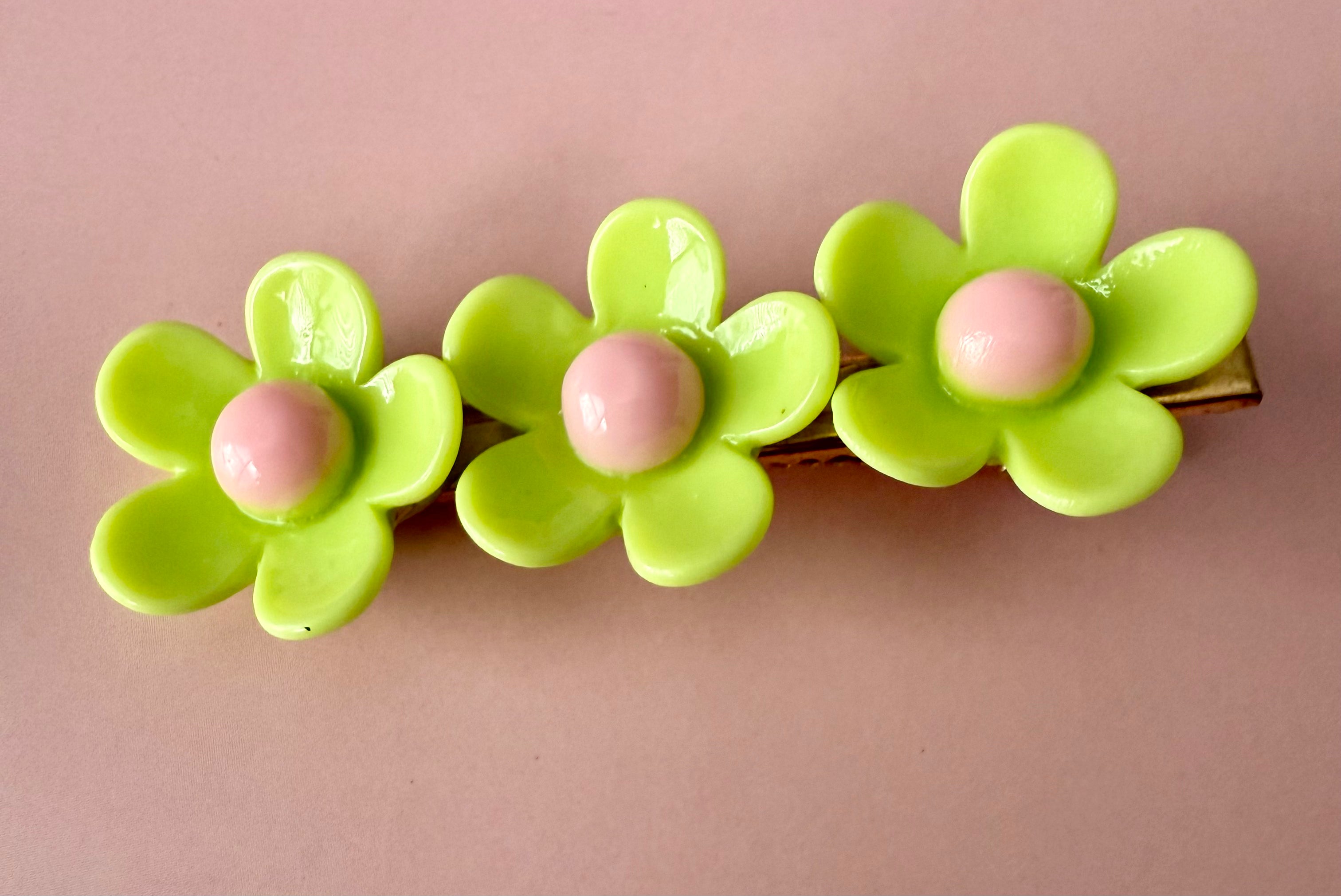 Field of Flowers Barrette ☆Available in 4 Colors☆