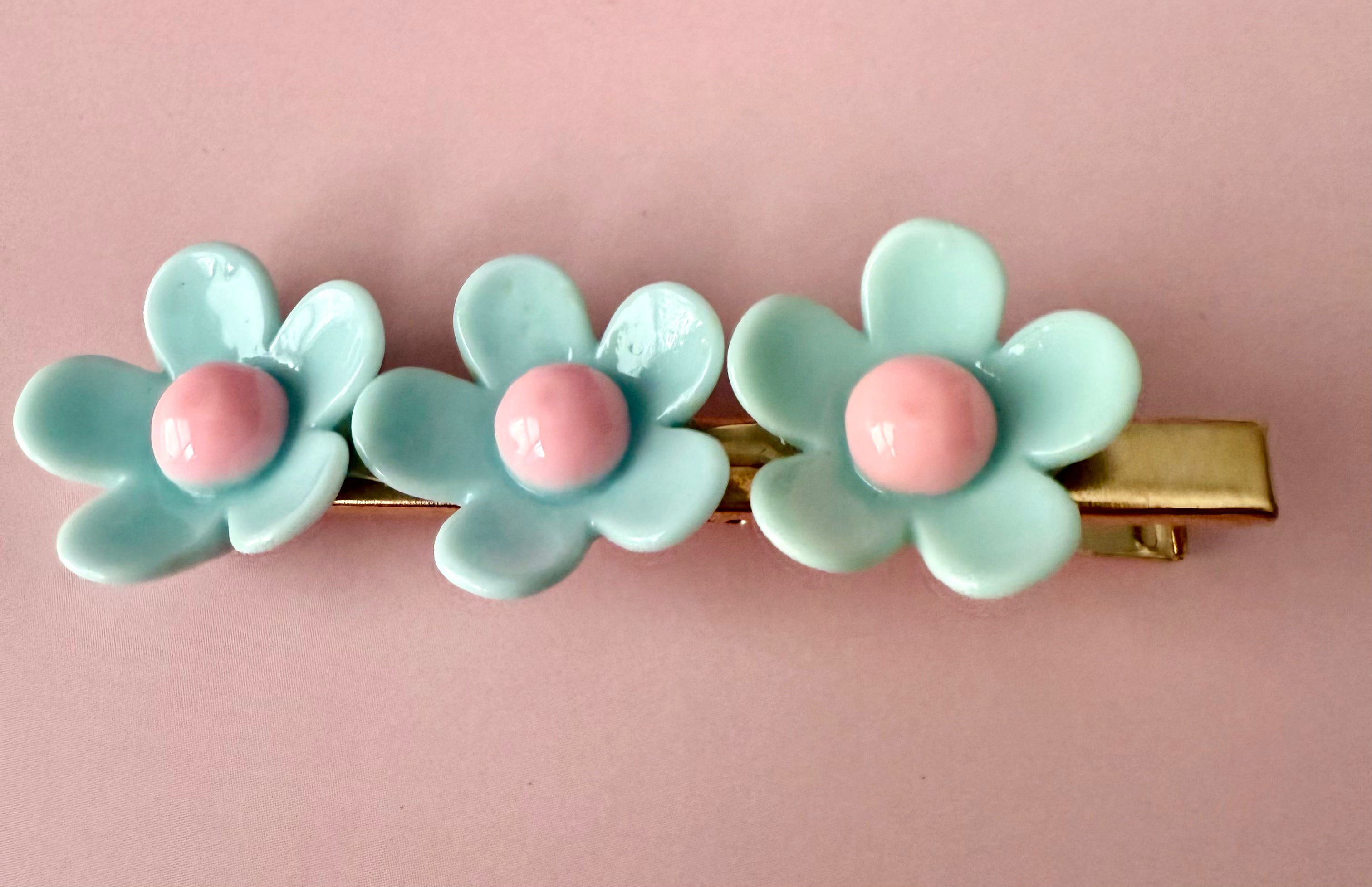 Field of Flowers Barrette ☆Available in 4 Colors☆