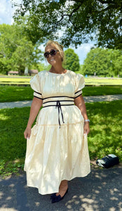 The Noir Ribbon Dress