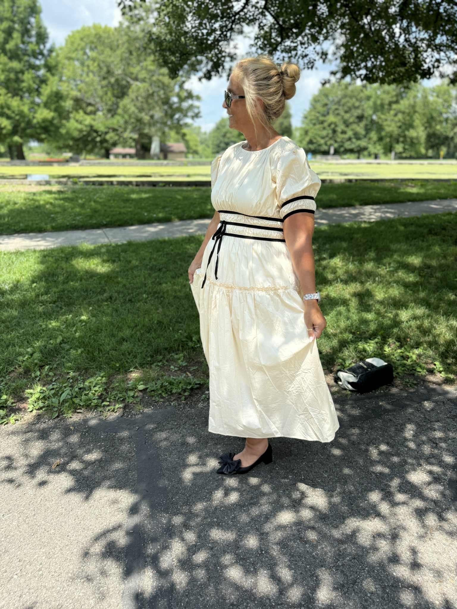The Noir Ribbon Dress