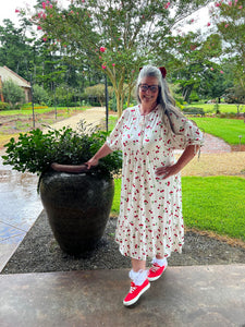 Cherry Jubilee Exclusive Midi Dress * S - 3X