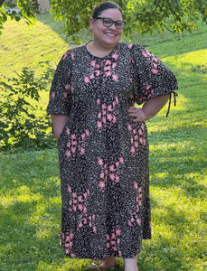 Coral Safari Dress - S - 3X