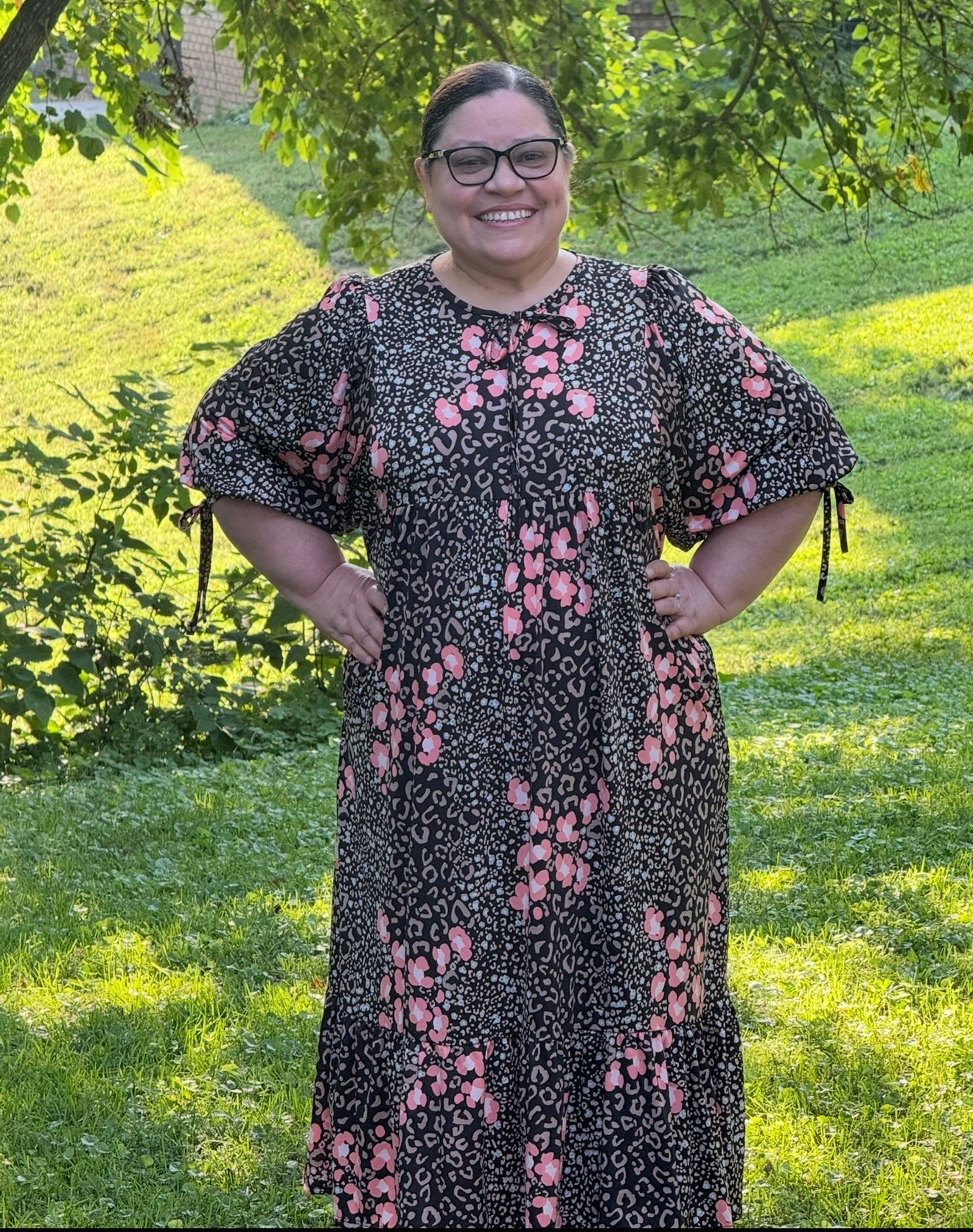 Coral Safari Dress - S - 3X