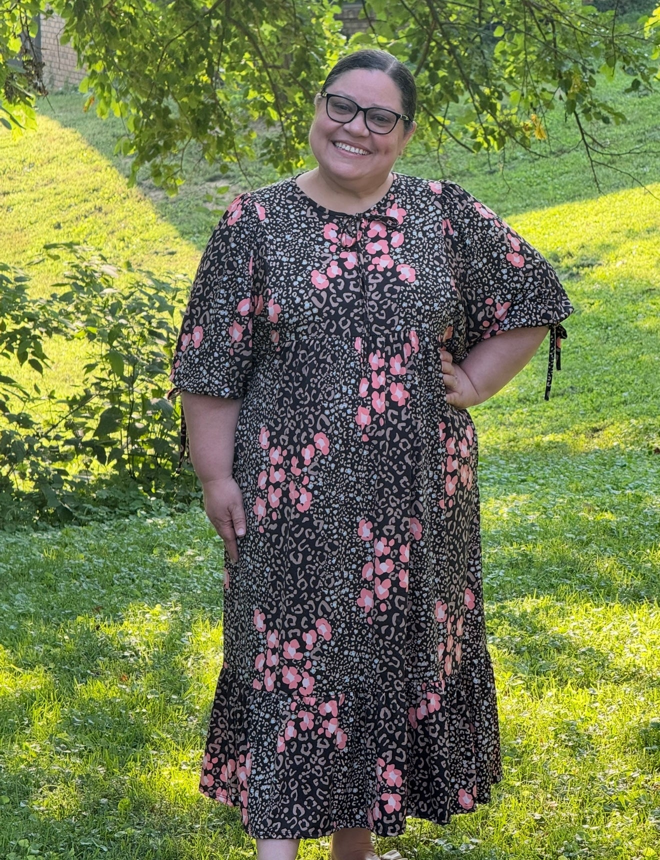 Coral Safari Dress - S - 3X