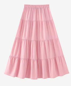 A Touch of Blue Skirt with Pink Bows or Pink Skirt with Pink Bows.