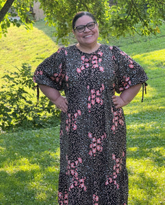 Coral Safari Dress - S - 3X