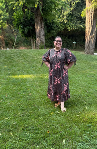 Coral Safari Dress - S - 3X