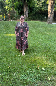 Coral Safari Dress - S - 3X