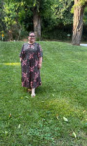 Coral Safari Dress - S - 3X
