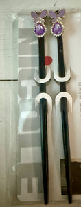 Crowned Elegance Hair Stick Collection - Seven Color Options