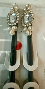 Crowned Elegance Hair Stick Collection - Seven Color Options