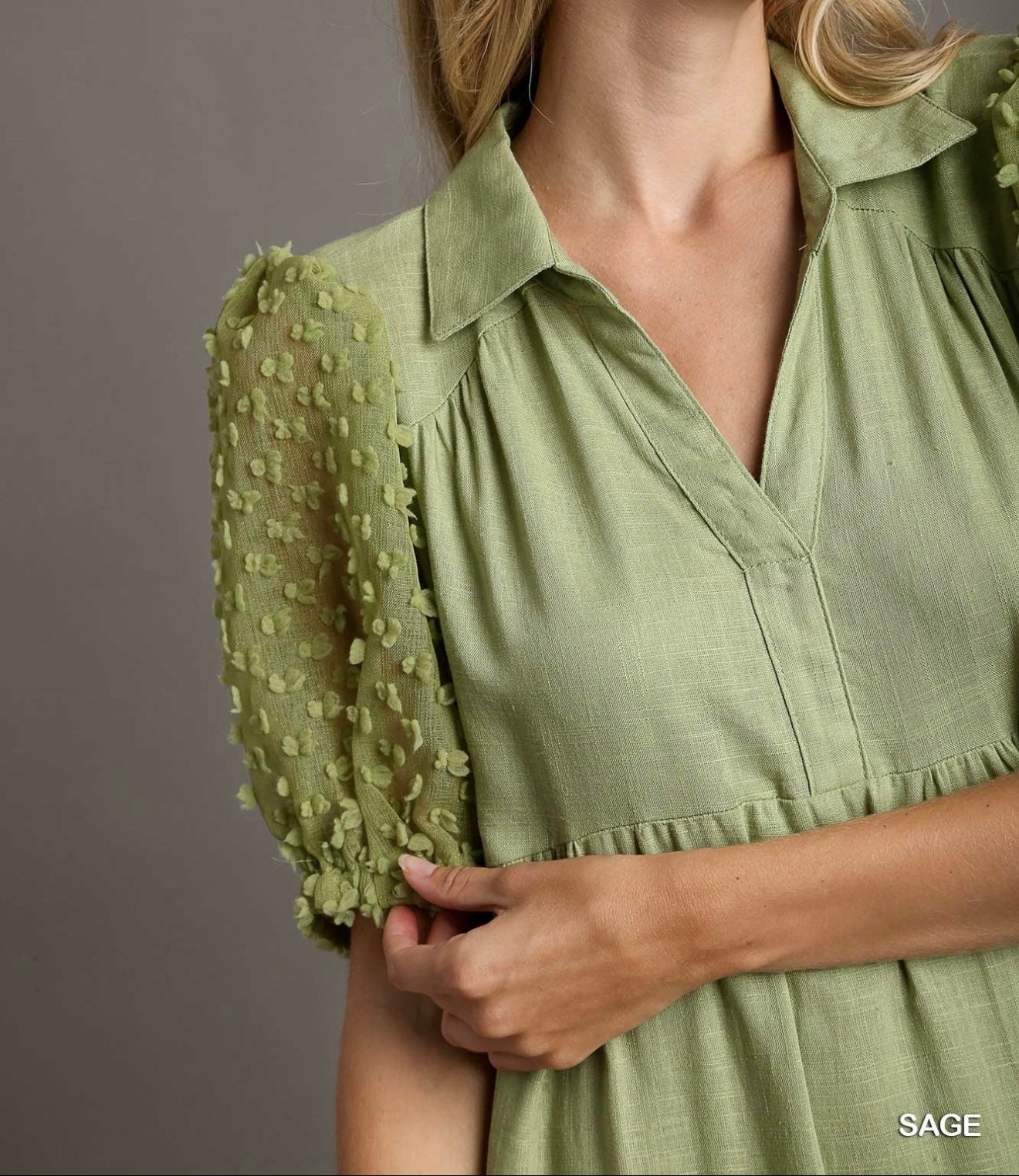 Sage Serenity Midi Dress