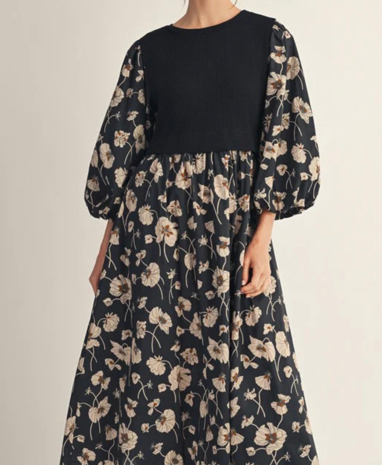 Evening Botanica Midi Dress