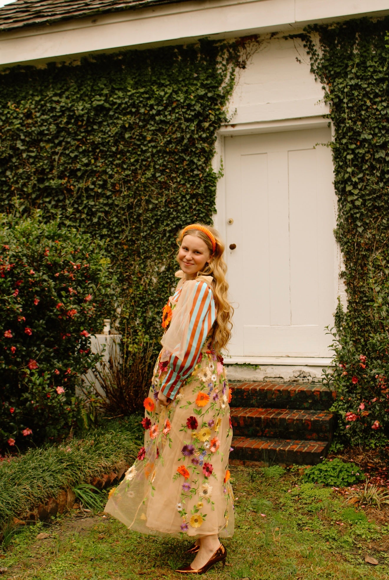 Whimsy Elegance • 3D Floral Dress