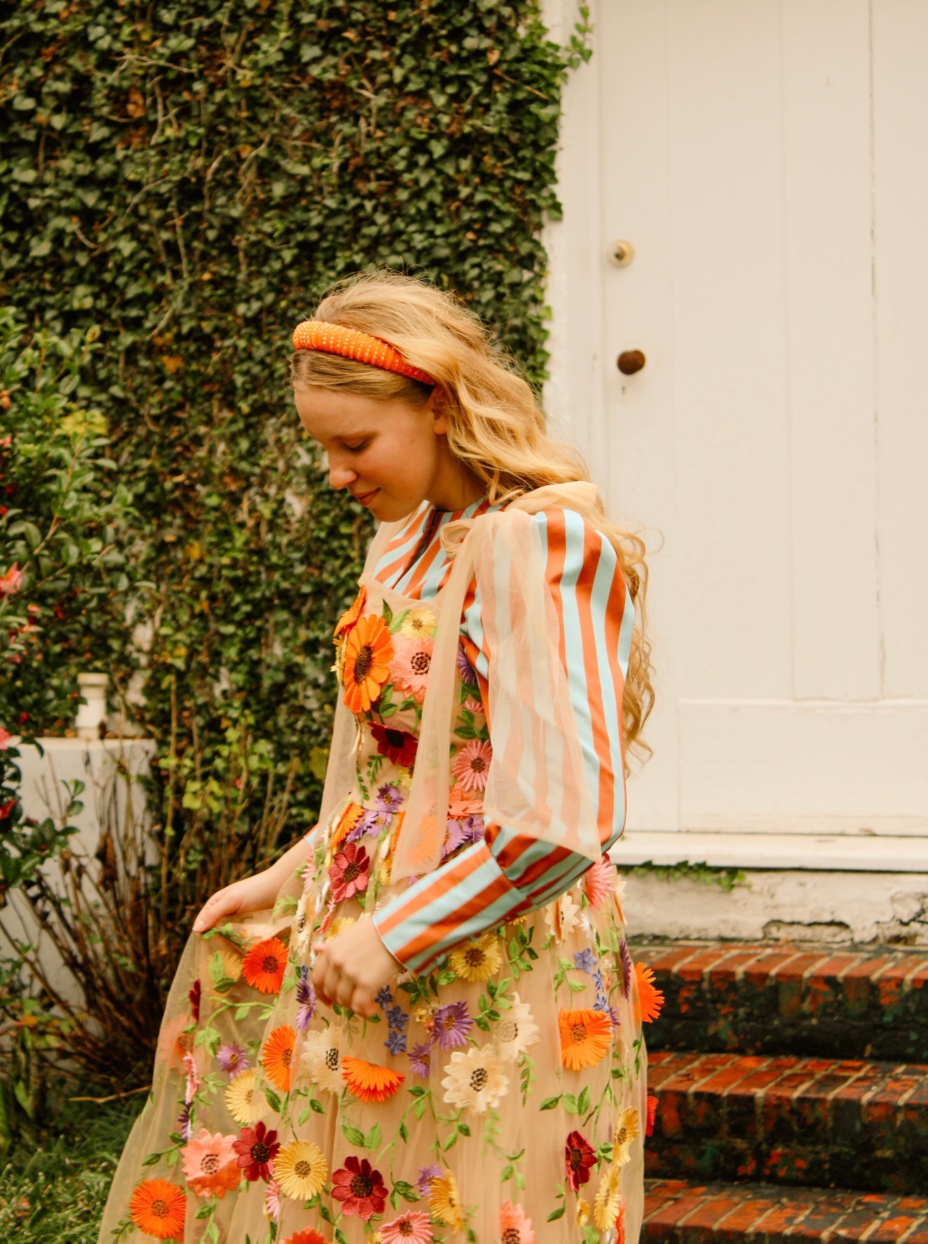 Whimsy Elegance • 3D Floral Dress