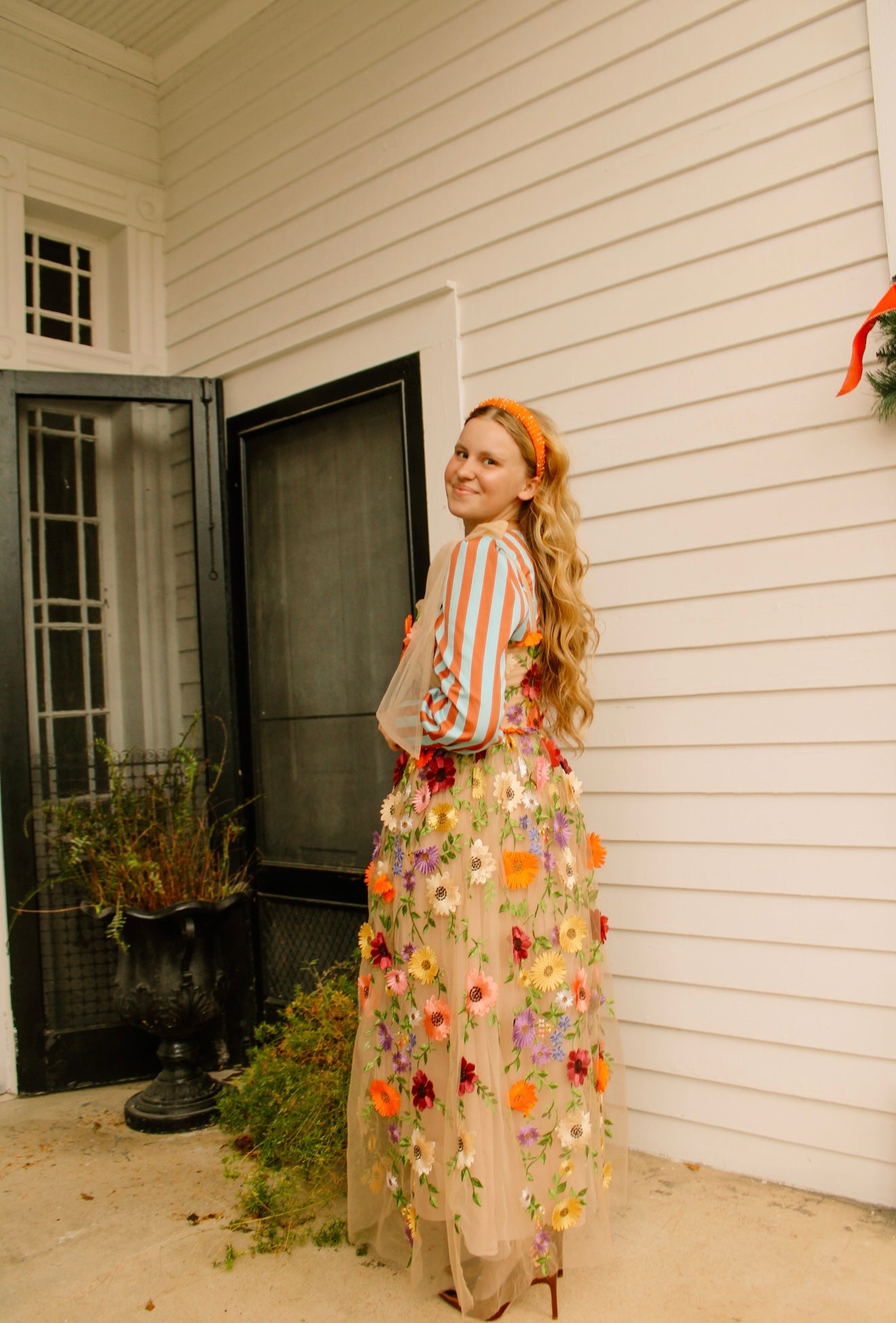 Whimsy Elegance • 3D Floral Dress