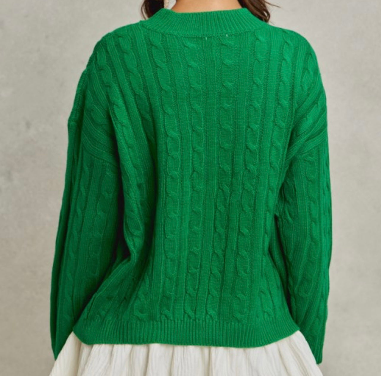 Merry Ties Cable Knit Sweater ❤️👉🏼🎁Preorder • ETA 12/12