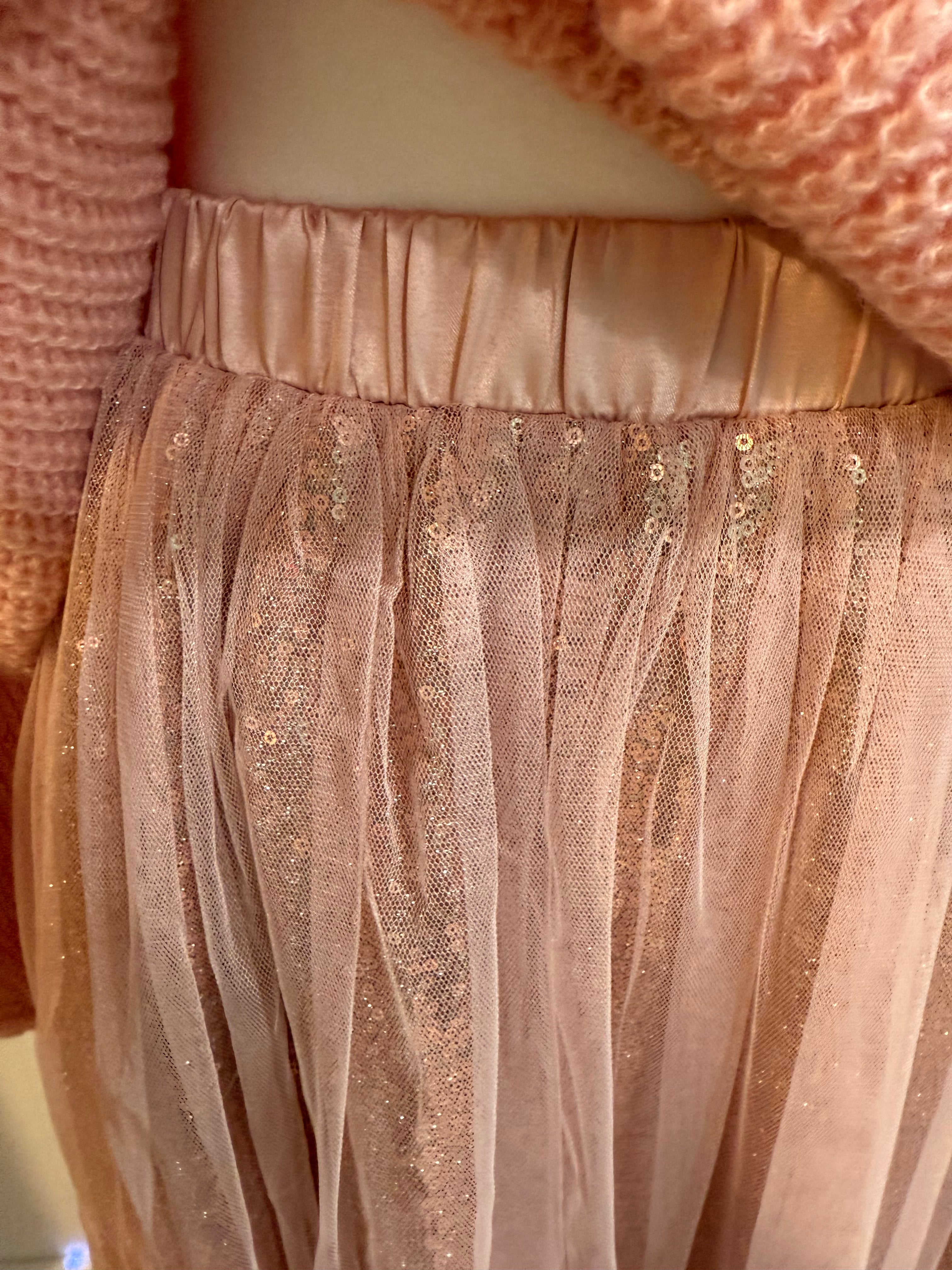 ✨ Blush Shimmer Tulle Skirt ✨